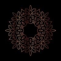 mandala art for design vintage decoration,book cover,motif,Ethnic design,ornament,background vector