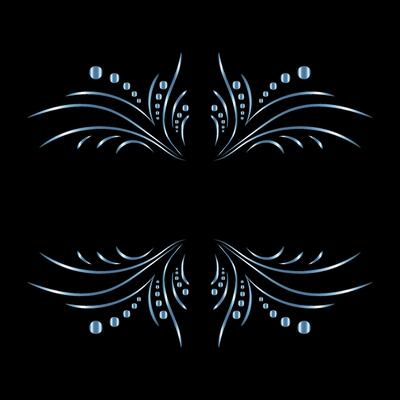 Art deco floral curls and swirls Ornamental elements dividers or headers Decorative Vintage line borders or frames in geometric victorian style elegant vintage design antique bordering