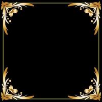 Art deco floral curls and swirls Ornamental elements dividers or headers Decorative Vintage line borders or frames in geometric victorian style elegant vintage design antique bordering vector