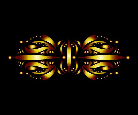 Art deco floral curls and swirls Ornamental elements dividers or headers Decorative Vintage line borders or frames in geometric victorian style elegant vintage design antique bordering