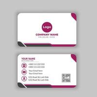 Creative modern professional business card template design vector