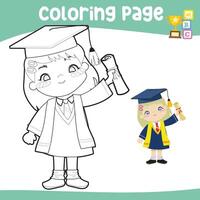 Coloring activity for children. Coloring page for kid. Printable worksheet vector