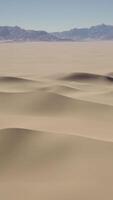 un Desierto paisaje con montañas en el distancia video