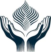 The Open Palm vector