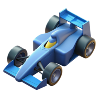 3d isométrica icono de carreras coche png