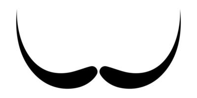 silueta dali Bigote icono vector