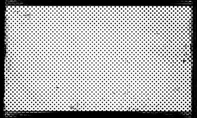 Rough Newspaper Dotted Halftone Texture Retro Print Spilled Ink Stain Splatter Overlay with Transparent Background Frame