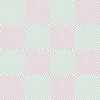 Retro Sun Beam Pattern Seamless Tiling Texture Transparent Background vector