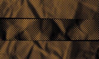 Abstract Rough Distressed Yellow Dotted Halftone Retro Paper Spilled Ink Print Texture Filter with Dark Background vector