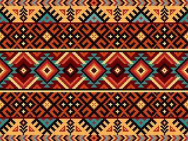 Abstract geometric ethnic ,Navajo seamless pattern design,ethnic ornament vector