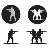 sniper illustration symbol design vector