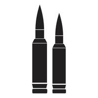 bullet ammunition illustration symbol design vector