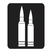 bala munición ilustración símbolo diseño vector