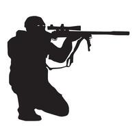 sniper illustration symbol design vector