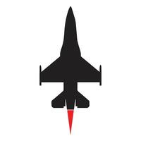 fighter plane icon vectors illustration symbol design