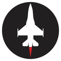 fighter plane icon vectors illustration symbol design