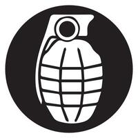 hand grenade icon illustration vector