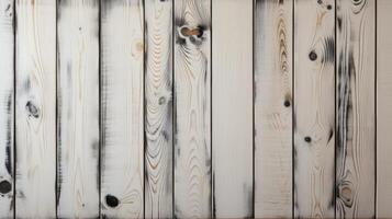 dirty white wood plank texture, ai photo