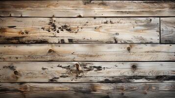 dirty white wood plank texture, ai photo