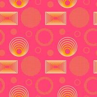 y2k background. Abstract background with abstract round elements on pink background vector