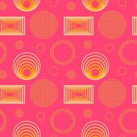 y2k background. Abstract background with abstract round elements on pink background vector