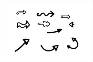 Arrow Set Hand-drawn vector