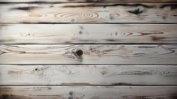 dirty white wood plank texture, ai photo