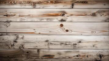 dirty white wood plank texture, ai photo