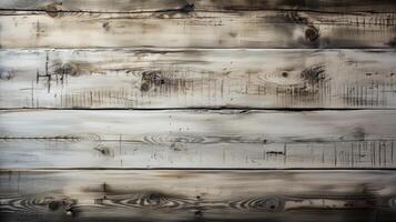 dirty white wood plank texture, ai photo