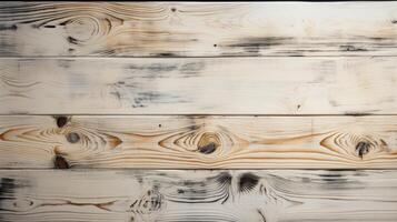 dirty white wood plank texture, ai photo