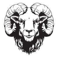 Furious Fleece Angry Sheep Design for Apparel vector