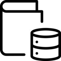 Storage data icon symbol image for database illustration vector