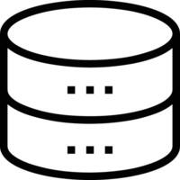 Storage data icon symbol image for database illustration vector