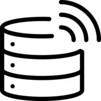 Storage data icon symbol image for database illustration vector