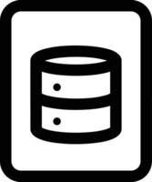 Storage data icon symbol image for database illustration vector