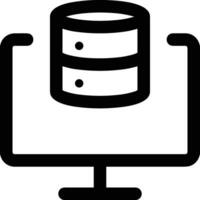 Storage data icon symbol image for database illustration vector