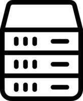 Storage data icon symbol image for database illustration vector