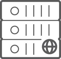 Storage data icon symbol image for database illustration vector