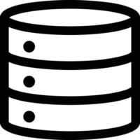 Storage data icon symbol image for database illustration vector