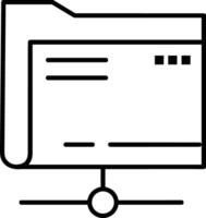 Storage data icon symbol image for database illustration vector