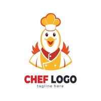 cocinero sombrero logo y icono vectorr diseño modelo vector