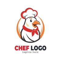 chef hat logo and icon vectorr design template vector