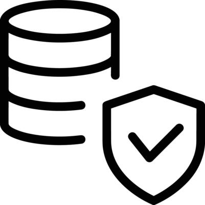 Storage data icon symbol image for database illustration