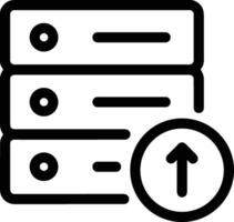 Storage data icon symbol image for database illustration vector