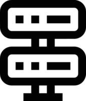 Storage data icon symbol image for database illustration vector