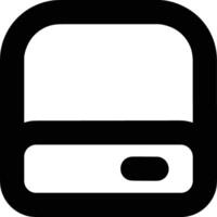 Storage data icon symbol image for database illustration vector