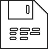 Storage data icon symbol image for database illustration vector