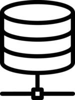 Storage data icon symbol image for database illustration vector