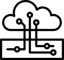 Storage data icon symbol image for database illustration vector