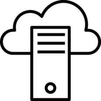 Storage data icon symbol image for database illustration vector